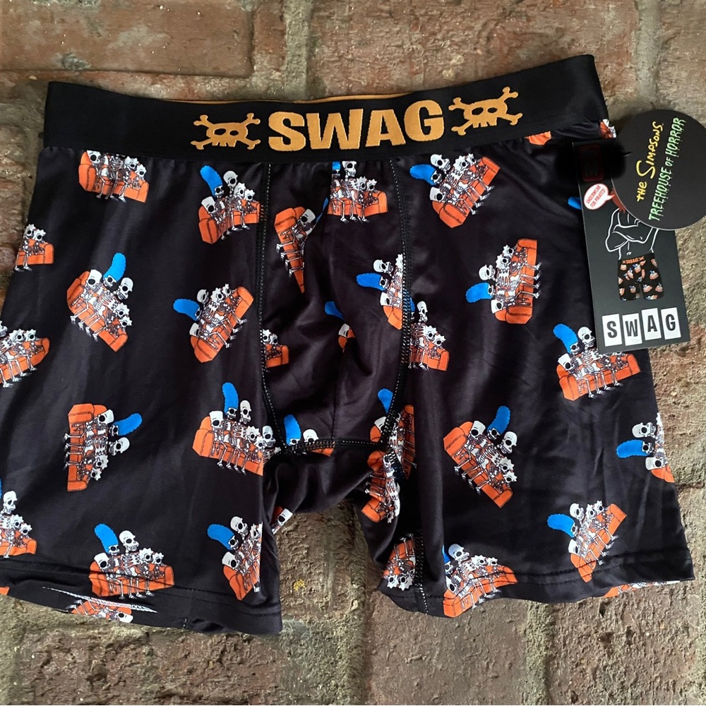 Swag Men's The Simpsons "Treehouse of Horror" Boxer Brief new with tags